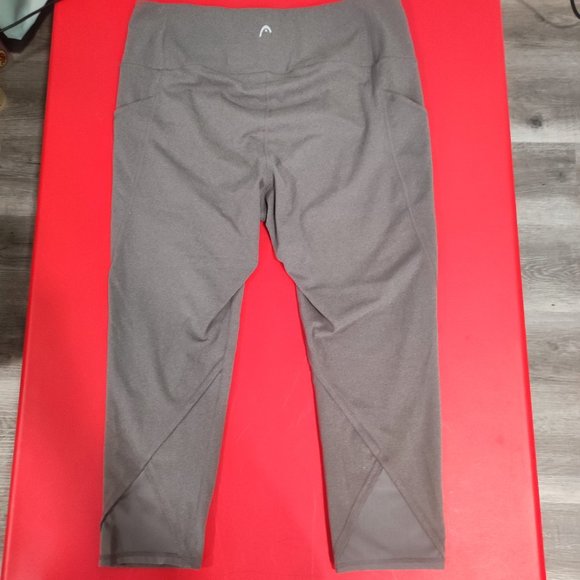 Head 3/4 leggings light grey women's size XL - Picture 3 of 6